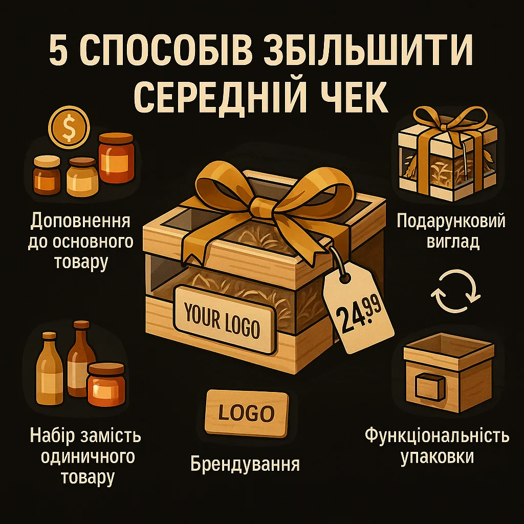 5 способів збільшити середній чек завдяки упаковці