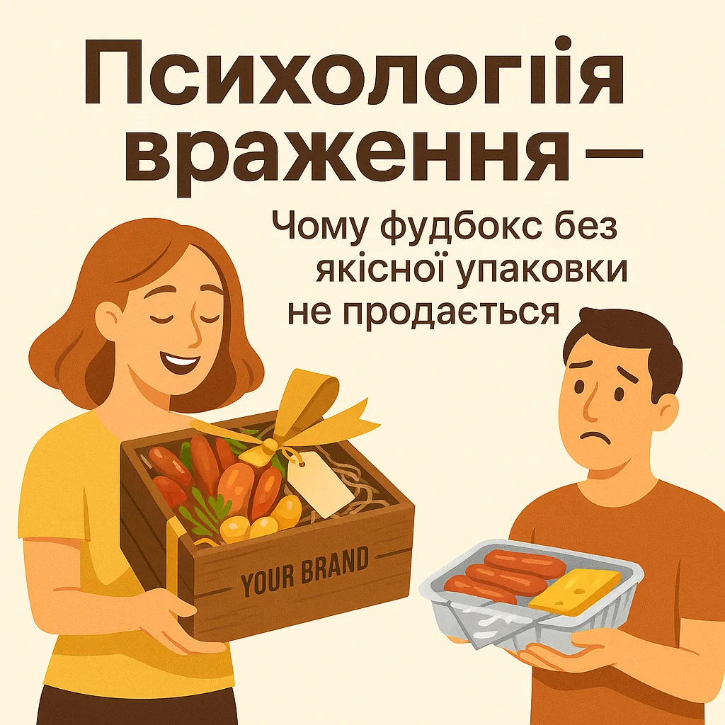Психологія враження: чому фудбокс без якісної упаковки не продається