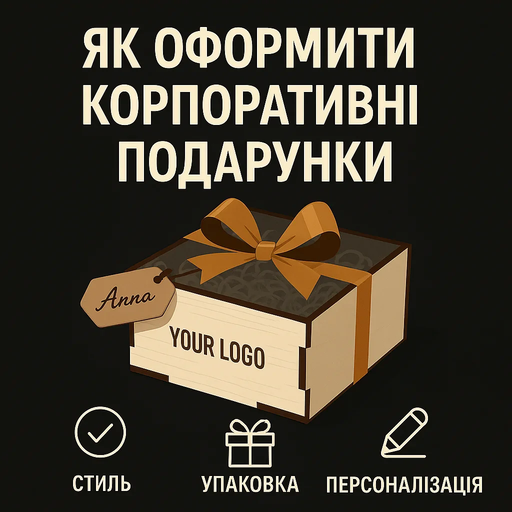 Як оформити корпоративні подарунки: стиль, упаковка, персоналізація