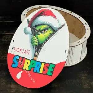Бокс-сюрприз "Грінч" 20х16х8 см