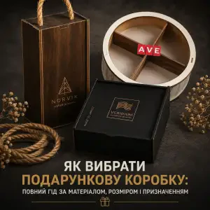 Як вибрати подарункову коробку: повний гід за матеріалом, розміром і призначенням