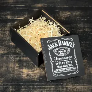 Пенал чорний "JackDaniel`s" 15х15х7 см