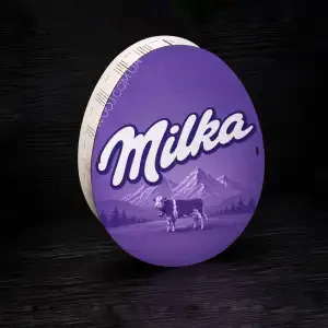 Бокс овальний з дизайном "Мілка" 25х20х8 см