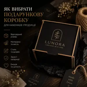 Як вибрати подарункову коробку для handmade-продукції