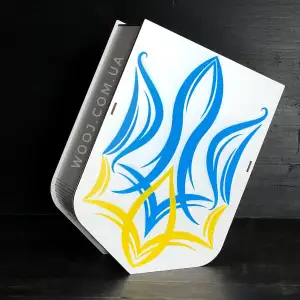 Бокс фігурний, білий "Герб" 30х22х10 см