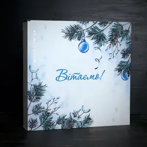 Бокс на 16 відділень "Вітаємо!" 30х30х5 см