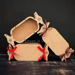 Бокс-цукерка крафтова 22х9х5 см