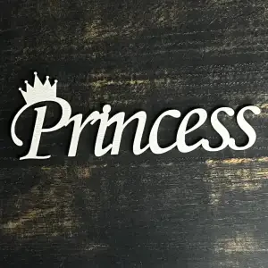 Топпер "Princess" білий, 15см