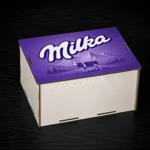 Бокс прямокутний з дизайном "Мілка" 20х15х10 см