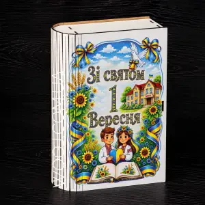 Бокс-книжка "1 Вересня", білий 23х16х5 см