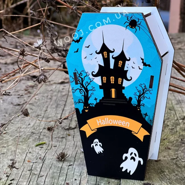 Фігурний бокс "Halloween" 15х8,7х5,5 см