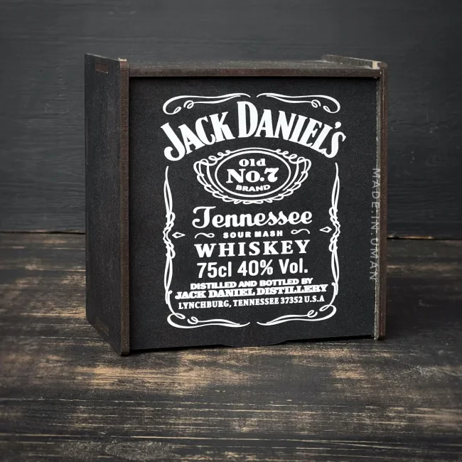 Пенал чорний "JackDaniel`s" 25х25х9 см