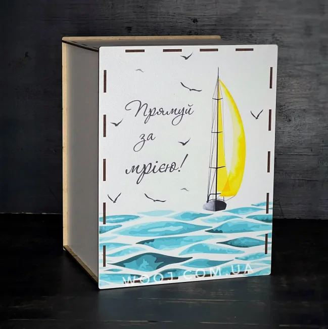 Скарбничка на 365 днів "Прямуй за мрією", 25х20х17 см