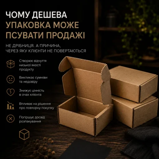 Чому дешева упаковка може псувати продажі