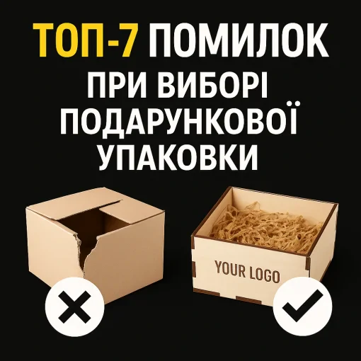 ТОП-10 помилок при виборі подарункової упаковки