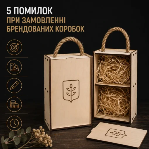 5 помилок при замовленні брендованих коробок