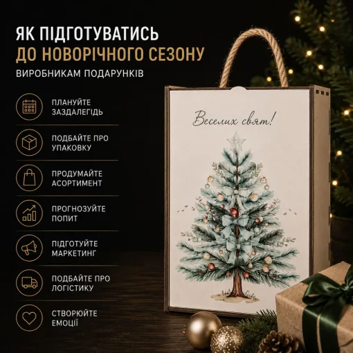 Як підготуватись до новорічного сезону виробникам подарунків