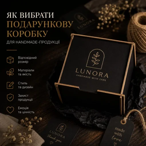 Як вибрати подарункову коробку для handmade-продукції